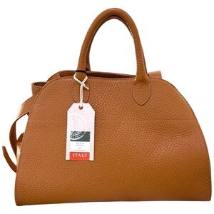 Divina Firenze made in Italy Margaux Row style NWT Leather Satchel